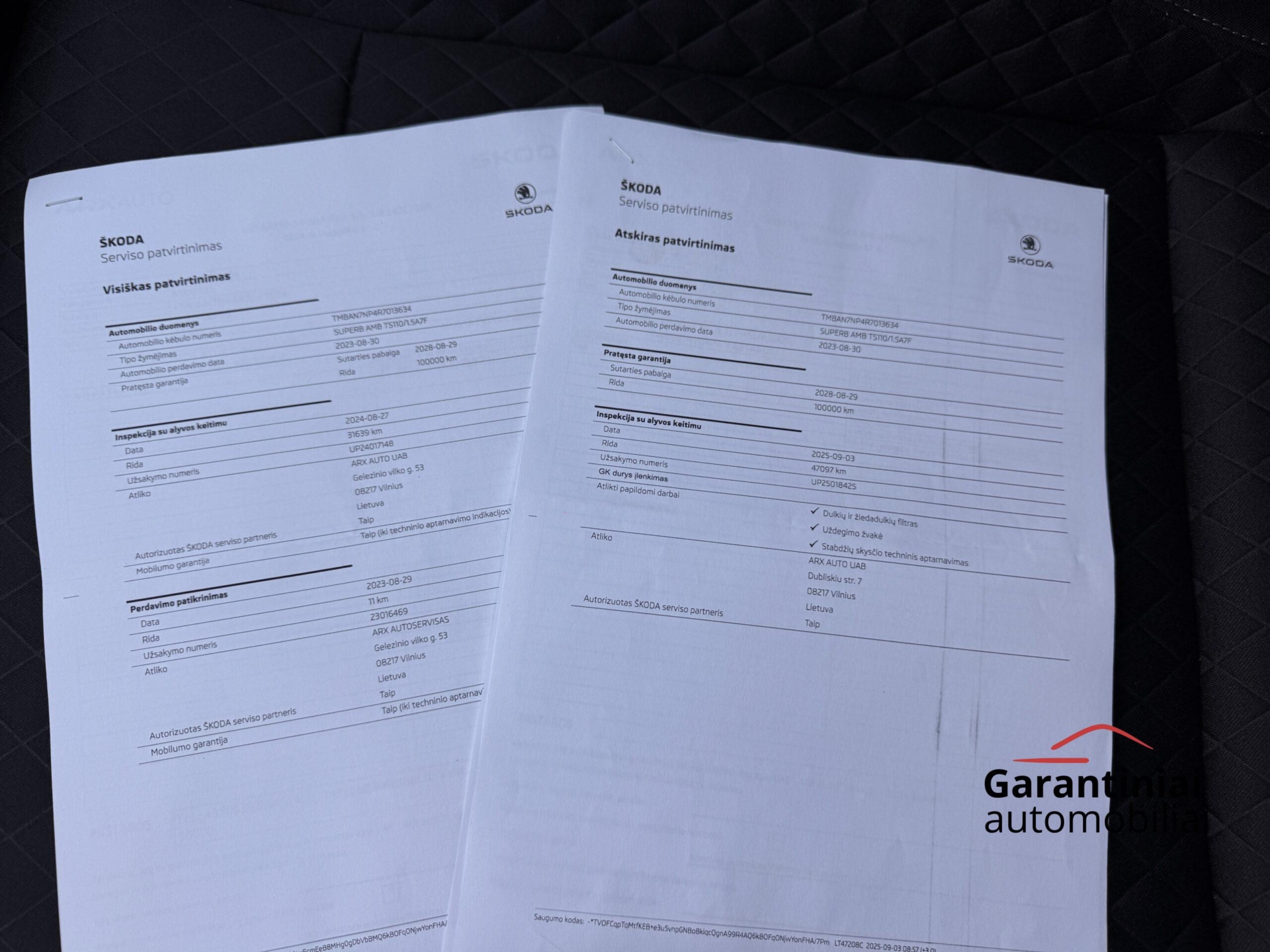 Skoda Superb 1.5 TSI Ambition DSG 2023 m. - Image 32