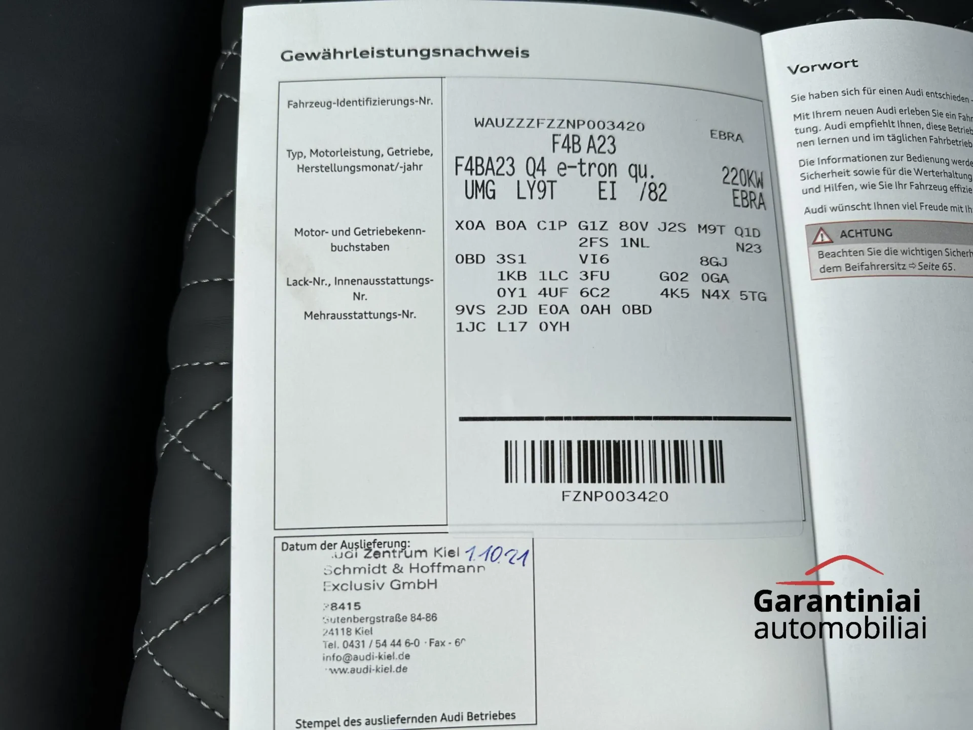 Audi Q4 50 E-Tron 220 kW Quattro 2021 m. 46