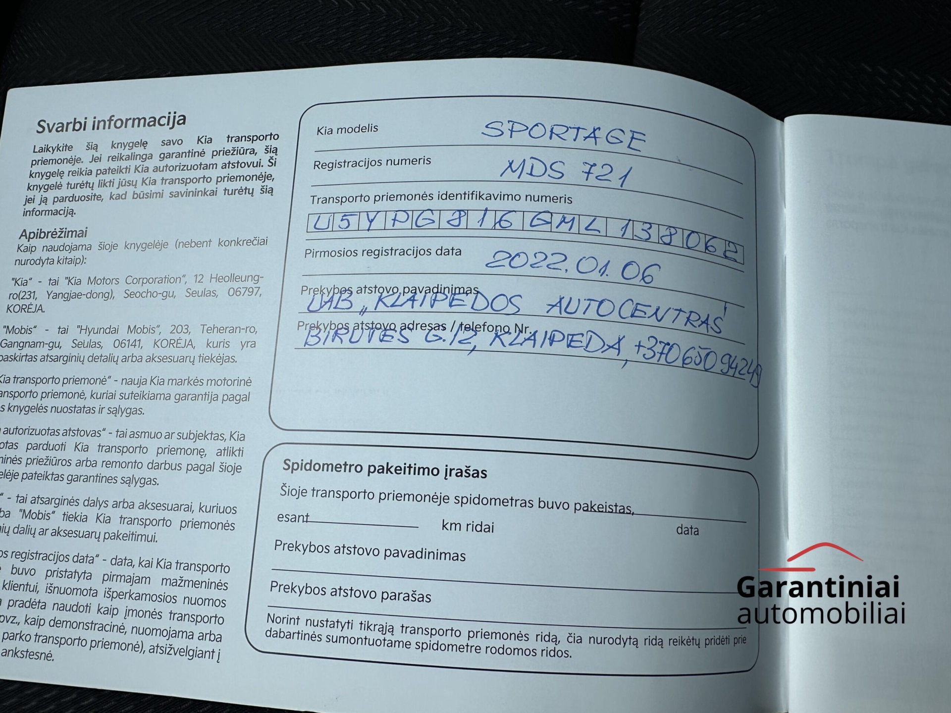 Kia Sportage 1,6 T-GDI LX Plus 2WD 7DCT 2022 m. 25