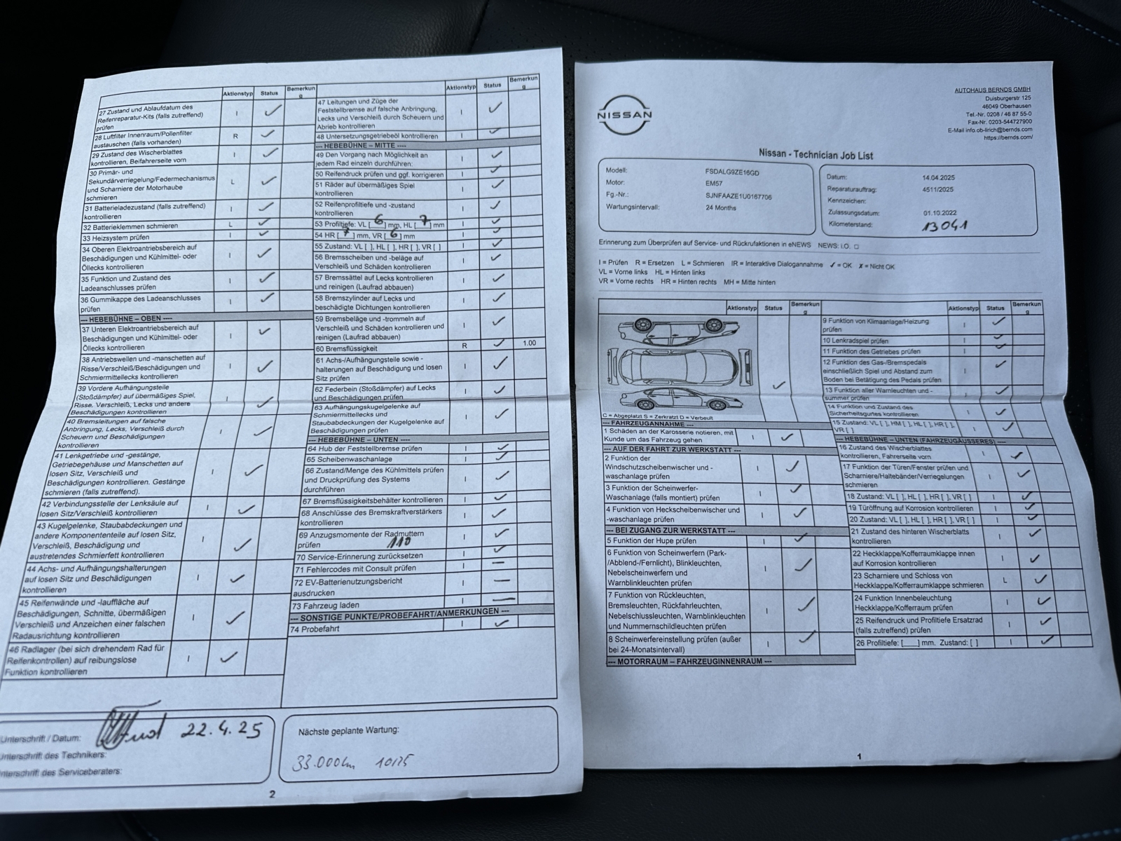 Nissan Leaf Tekna 40 kWh 2022 m. Elektromobilis - Image 32