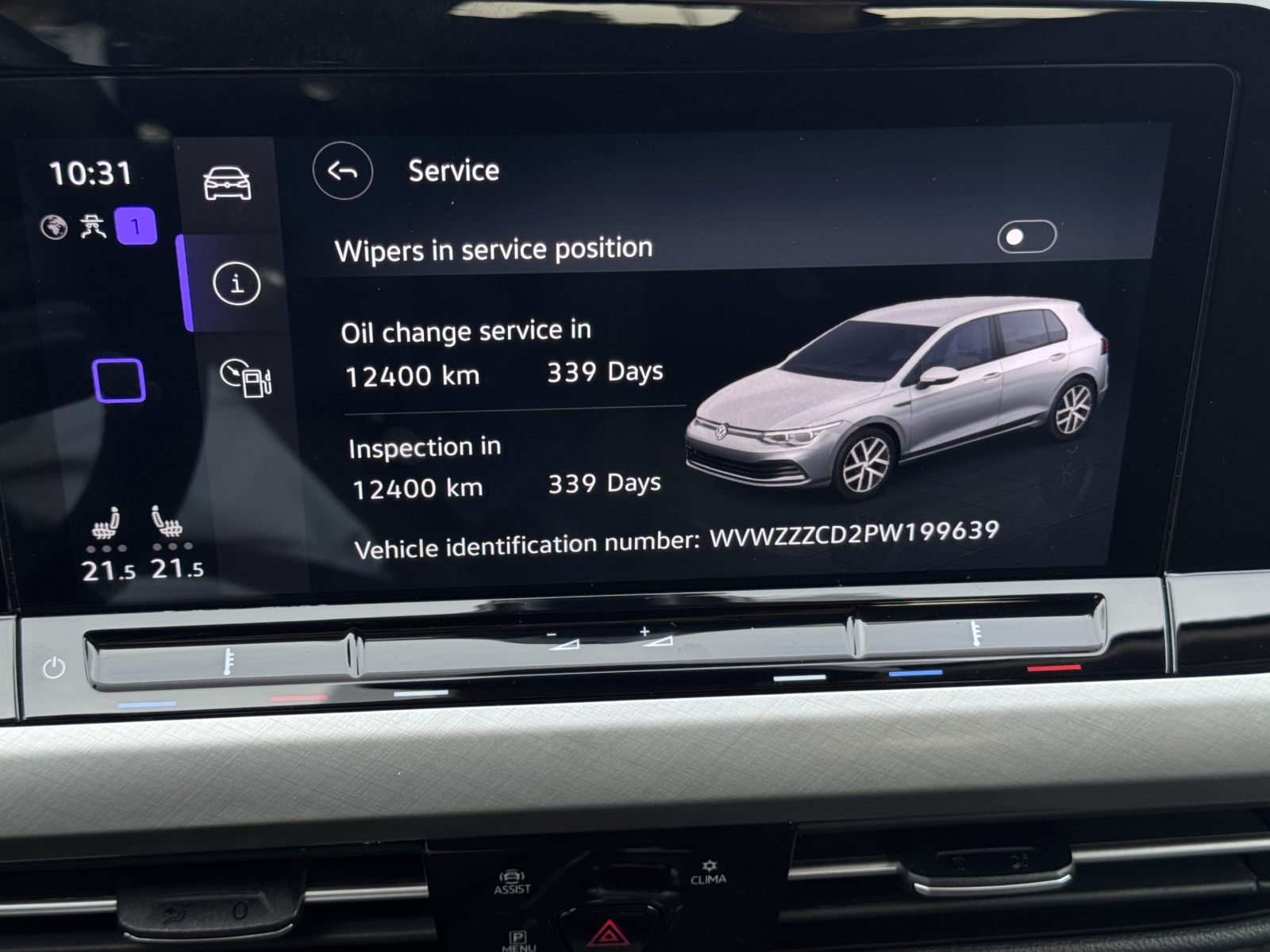 Volkswagen Golf 1.0 eTSi Life 2023 m. 25