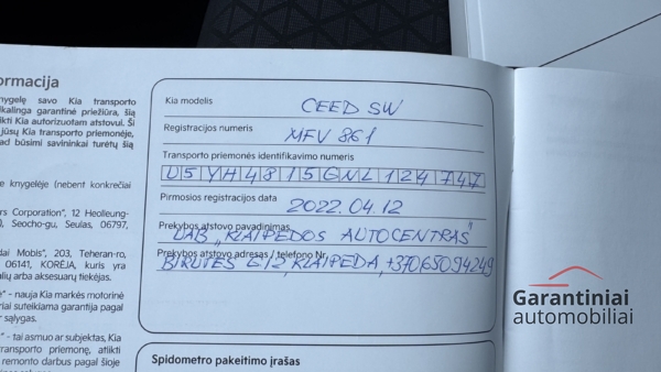 Kia Cee'd 1.5 T-GDi LX Plius 2022 m. 27