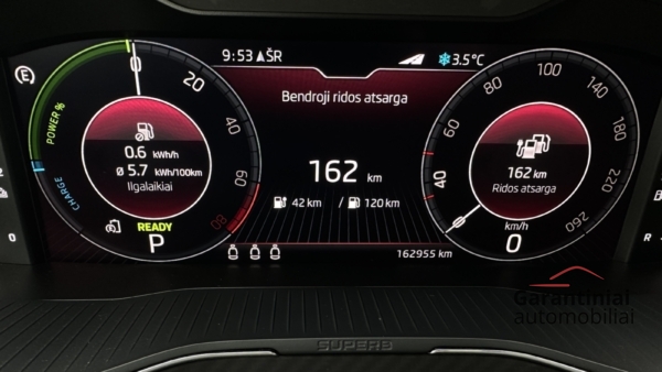 Skoda Superb 1,4 iV Plug-in Sportline 2021 m. Įkraunamas hibridas 18