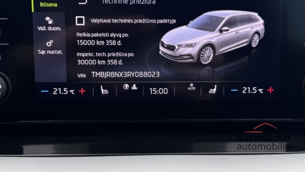 Skoda Octavia Combi 1,5 E-Tec Ambition 2024 m. 19