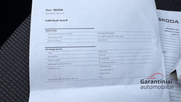 Skoda Octavia Combi 1,5 E-Tec Ambition 2024 m. 26