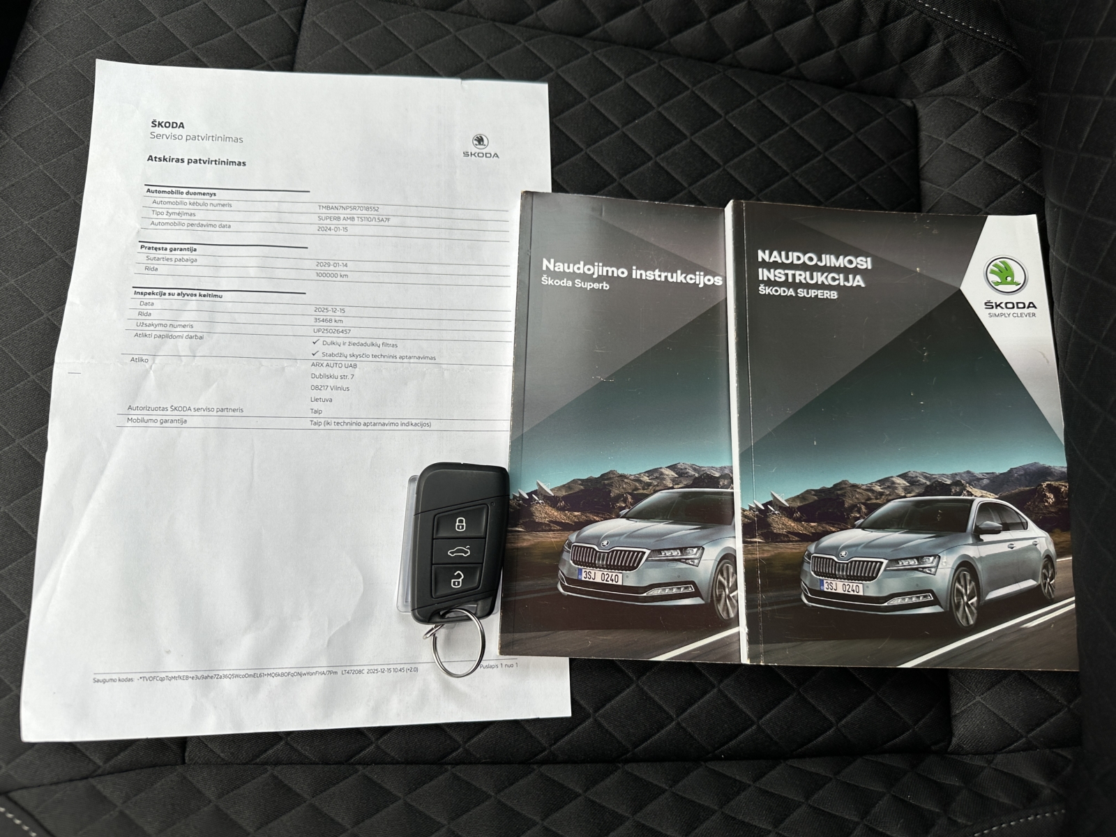 Skoda Superb 1.5 TSi Ambition 2024 m. - Image 27