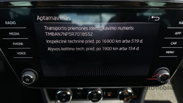Skoda Superb 1.5 TSi Ambition 2024 m. 15