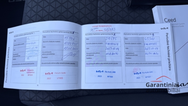 Kia Cee’d 1.0 LX Plus 2022 m. Atnaujintas modelis 26