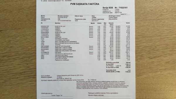 Dacia Duster 1.5 dCi 4WD Expression 2023 m. 26