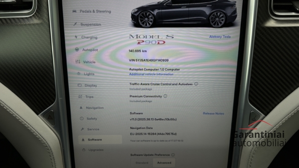 Tesla Model S P90D 2016 m. 16