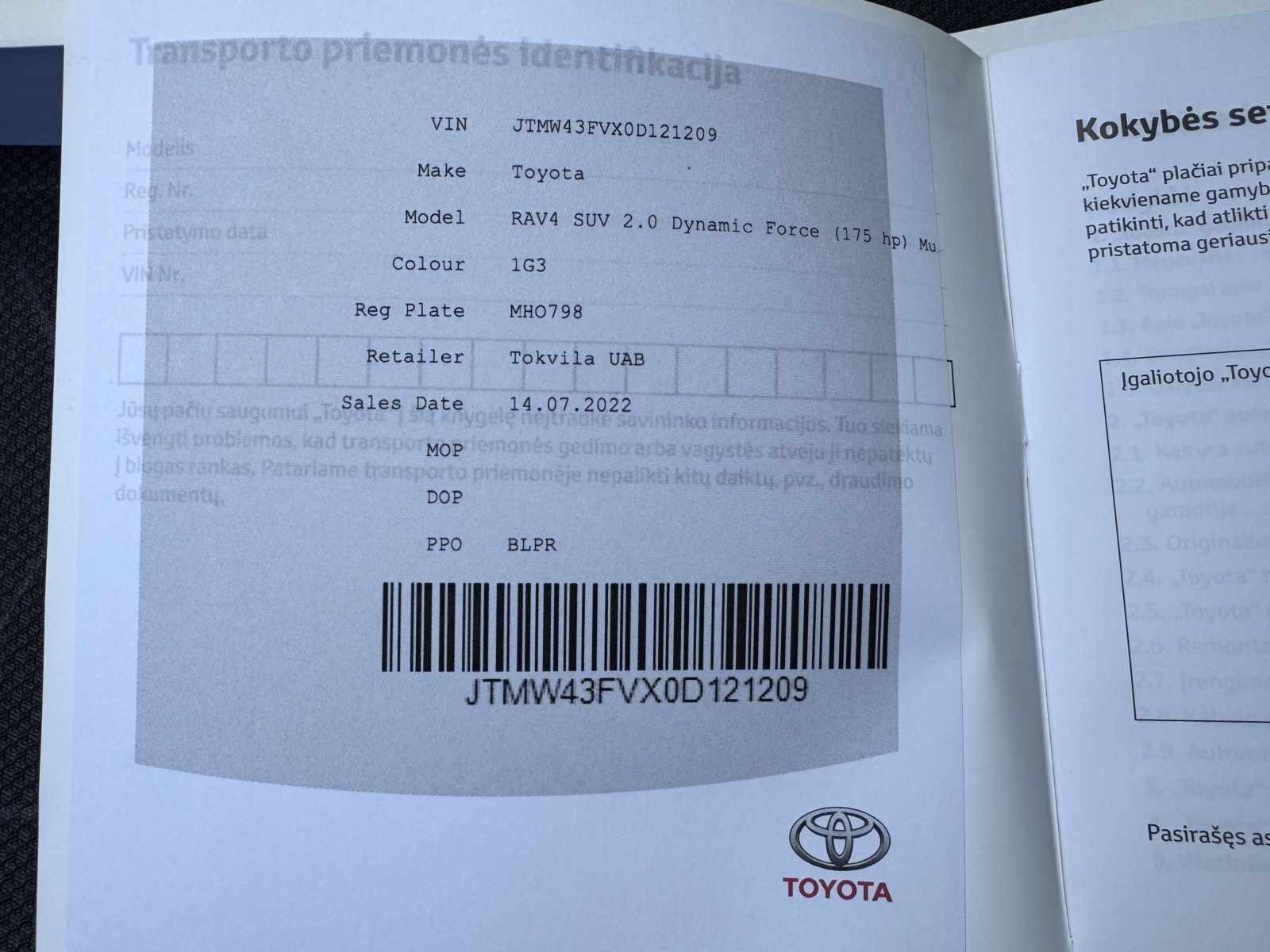 Toyota RAV4 2.0 Luxury 2022 m. 24