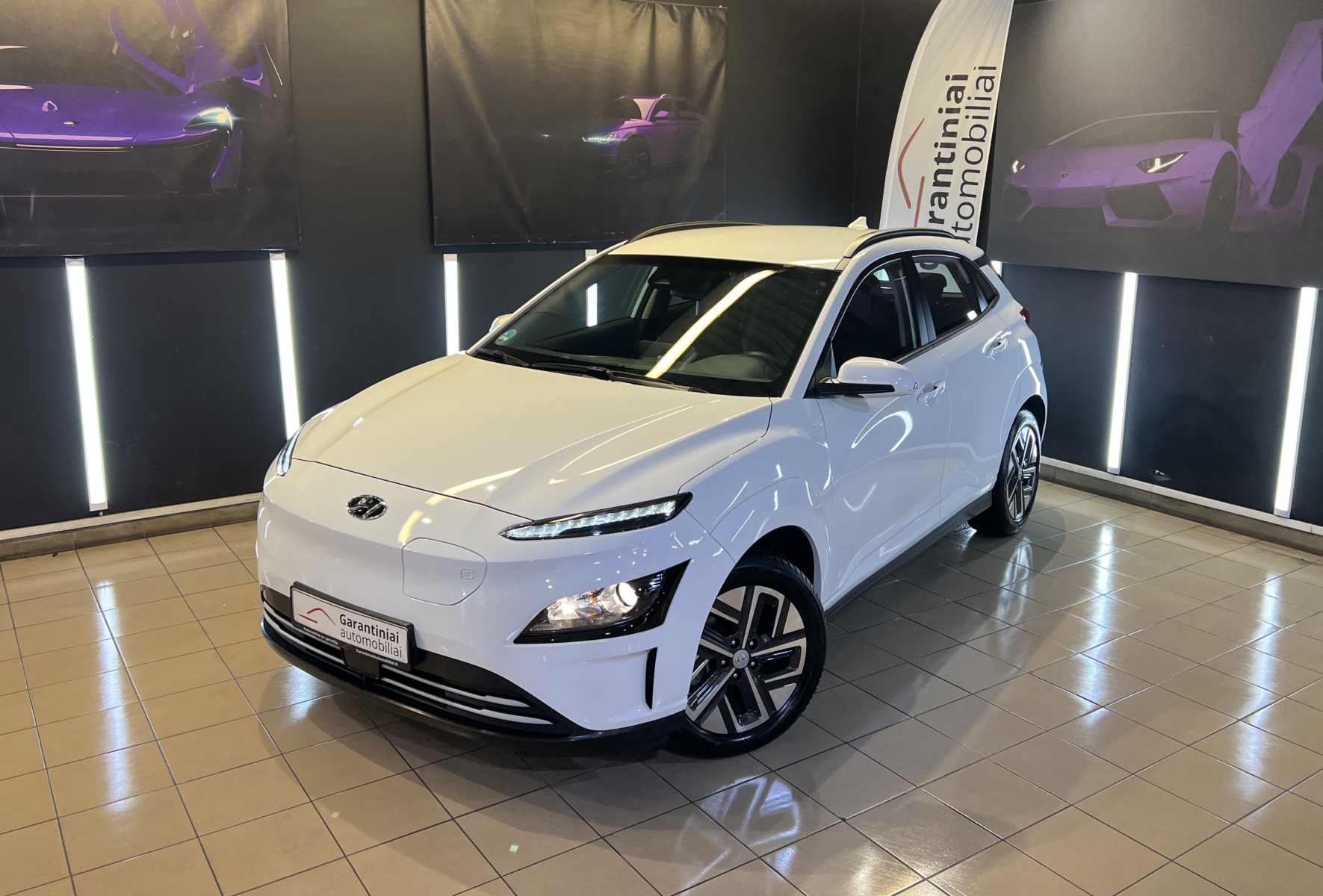 Hyundai Kona 48 kWh 2022 m. Elektromobilis 1