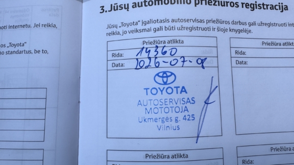Toyota Yaris Cross 1.5 Hybrid Active 2025 m. 8