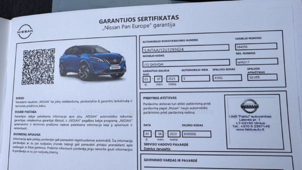 Nissan Qashqai 1.3 DIG-T MHEV N-Connecta 2023 m. 34
