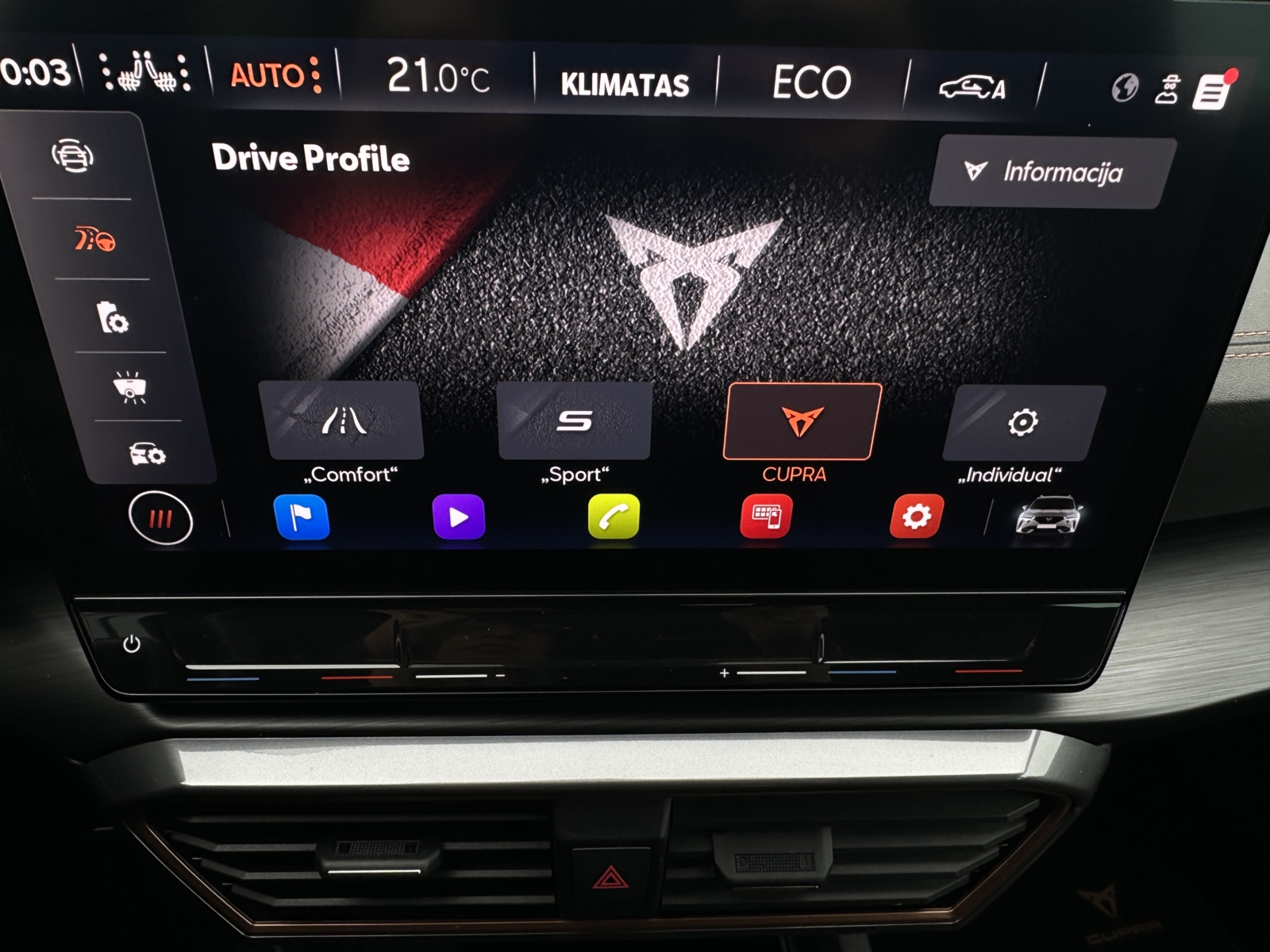 Cupra Formentor VZ 1.4 e-Hybrid 2023 m. Įkraunamas hibridas. 14