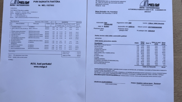 Opel Crossland 1.2 Innovation Plius AT 2022 m. 10