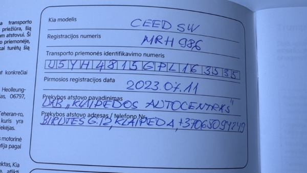 Kia Cee’d 1.5 T-GDi LX Plius 2023 m. 26