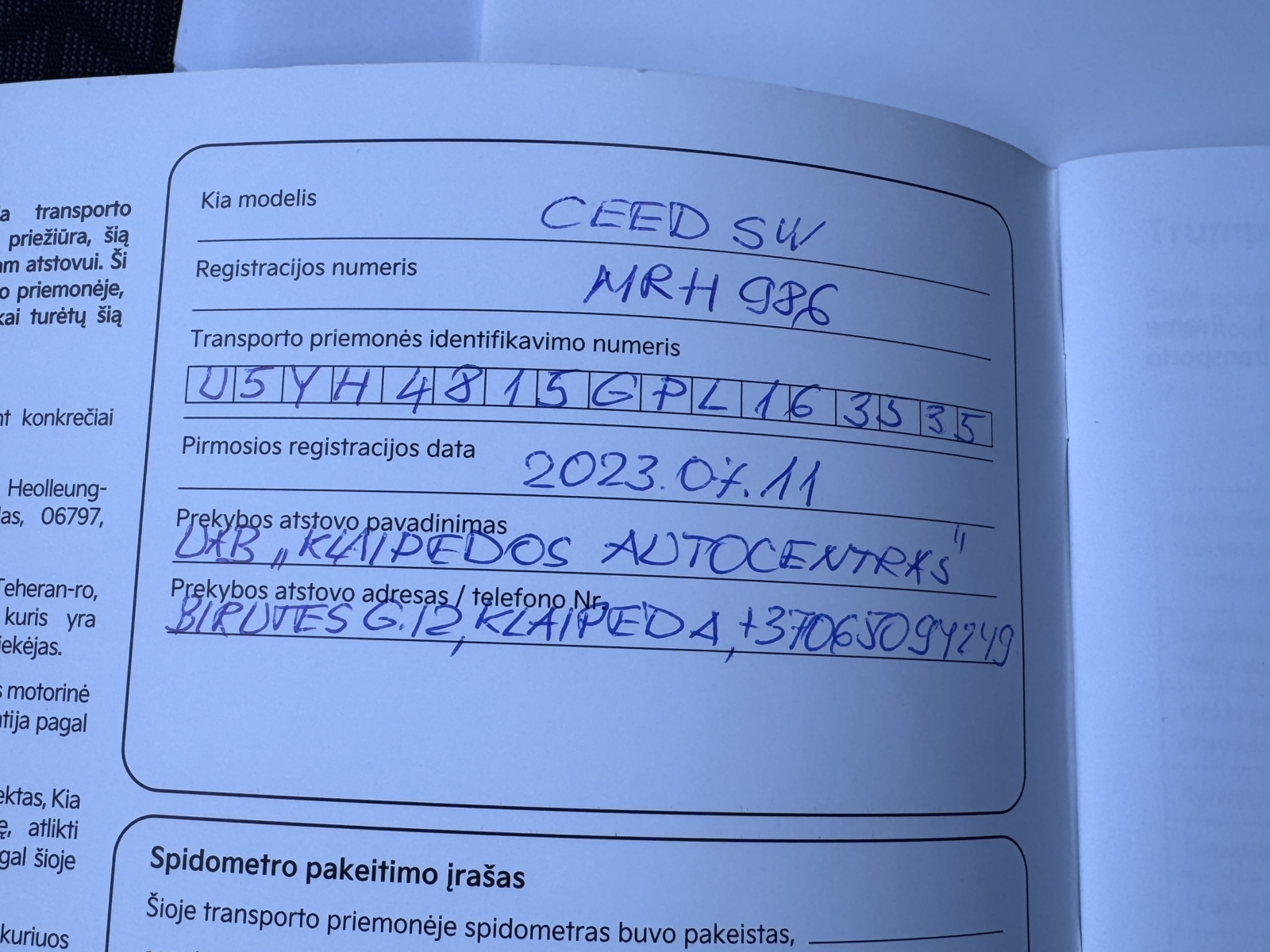 Kia Cee’d 1.5 T-GDi LX Plius 2023 m. 26