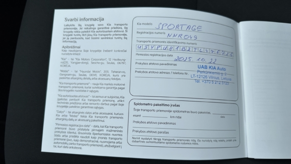 Kia Sportage 1.6 T-GDI 7DCT LX PLUS 2WD 2025 m. 28