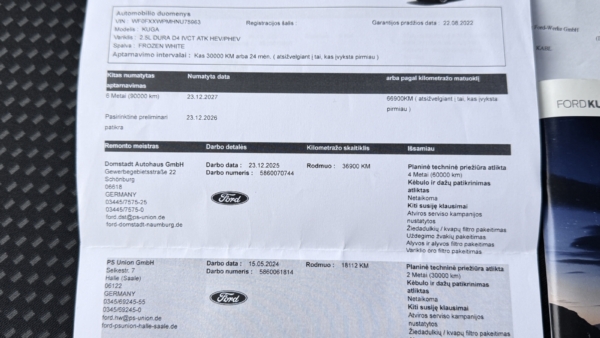Ford Kuga 2.5 Plug-in Hybrid ST-line 2022 m. Įkraunamas hibridas 37