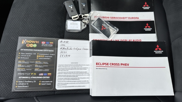 Mitsubishi Eclipse Cross 2,4 PHEV 4WD 2024 m. Įkraunamas hibridas 31