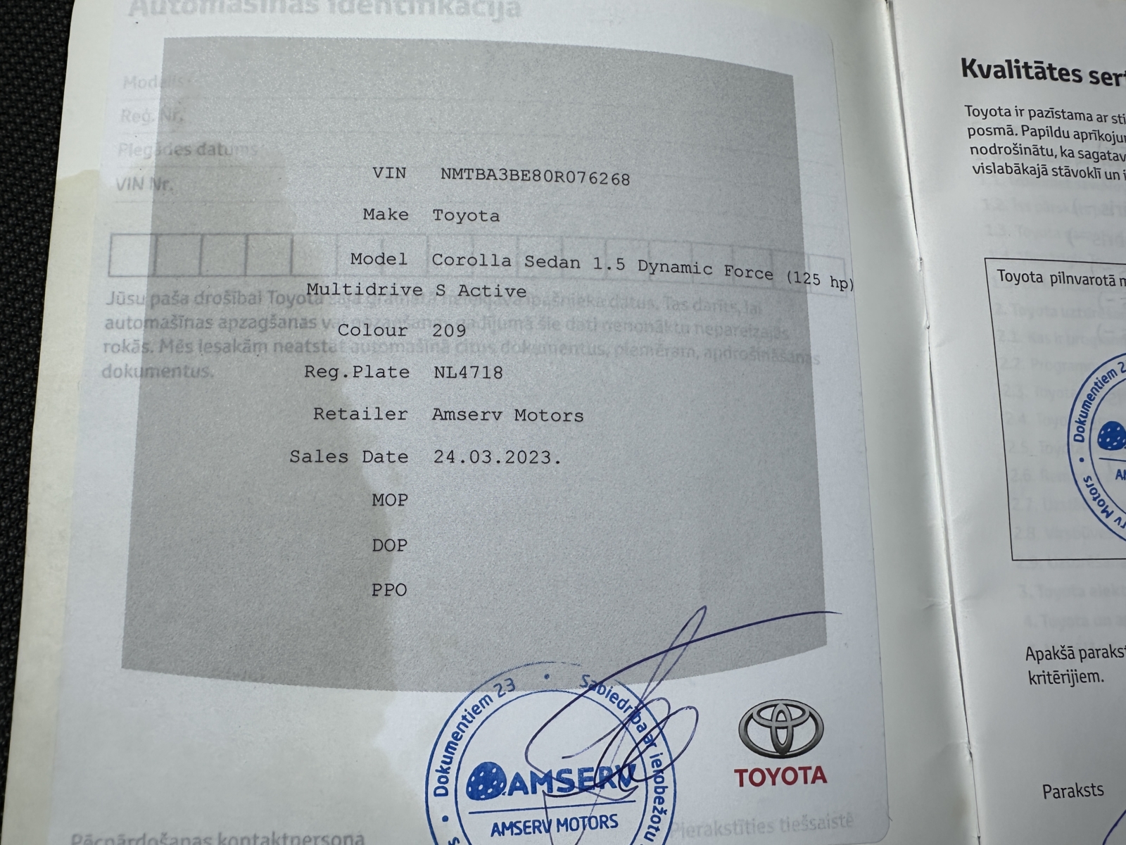 Toyota Corolla 1.5 Active 2023 m. 25