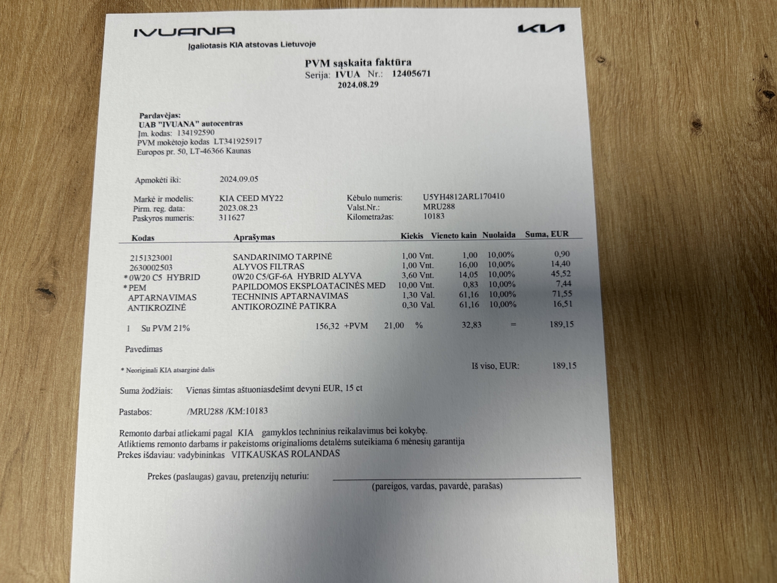Kia Cee’d 1.0 LX Plus 2023 m. Atnaujintas modelis 28