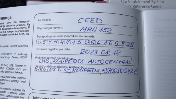 Kia Ceed 1,5 LX Plius 2023 m. 25
